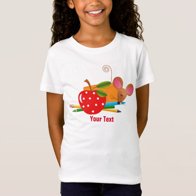 T-shirt pour bébé Bella, filles de l'école (Devant)