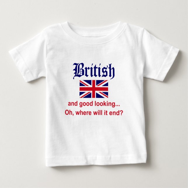 T-shirt Pour Bébé Belle apparence britannique (Devant)
