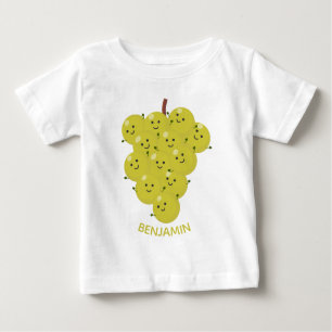 T-shirt Pour Bébé Belle bande de raisins amusante illustration