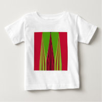 Belle conception d'art fractal jaune rouge