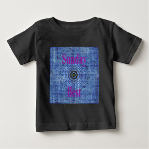 T-shirt Pour Bébé Belle Extraordinaire Design moderne Denim : Dimanc