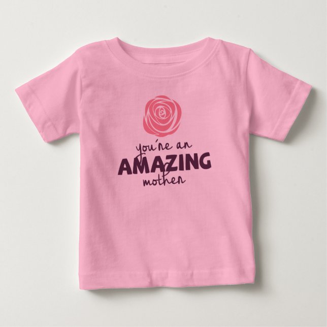 T-shirt Pour Bébé Belle fête des mères Extraordinaires | Bodysuit (Devant)