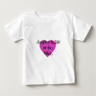 T-shirt Pour Bébé Belle-fille de l'épouse