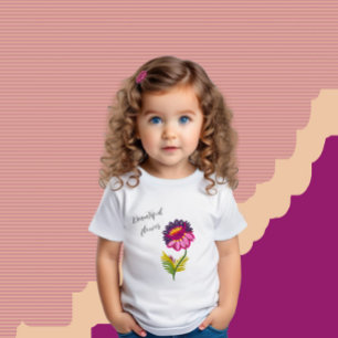 T-shirt Pour Bébé Belle fleur