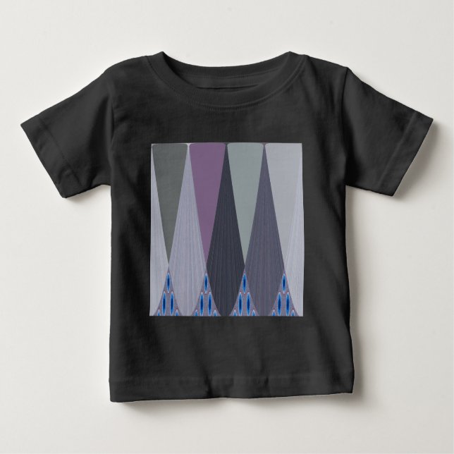 T-shirt Pour Bébé Belle impression Extraordinaire Chevron Design Art (Devant)