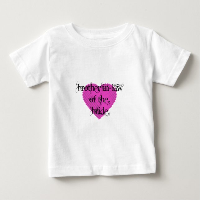 T-shirt Pour Bébé Belle-mère de l'épouse (Devant)
