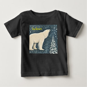 T-shirt Pour Bébé Belle Ours Polaire Artique