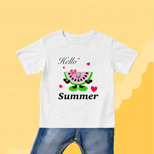T-shirt Pour Bébé Belle pastèque (Créateur téléchargé)