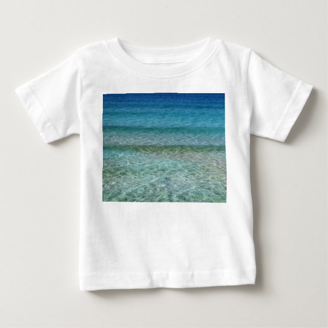 T-shirt Pour Bébé Belle plage de sable (Devant)