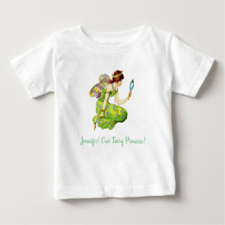 T-shirt Pour Bébé Belle Princesse Fée avec nom Customisé