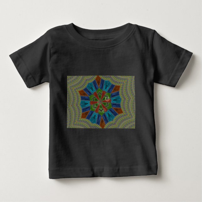 T-shirt Pour Bébé Belle Tendance asiatique Textile Design Art (Devant)