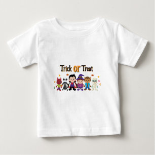 T-shirt Pour Bébé Belle Trick ou Traiter la fête costumée d'Hallowee