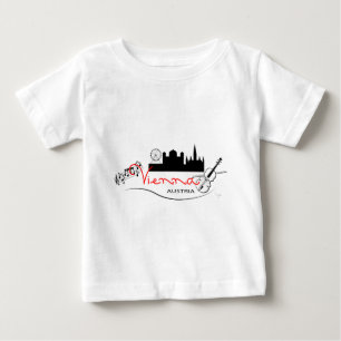 T-shirt Pour Bébé Belle Vienne, Autriche