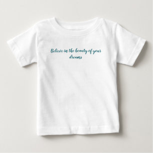T-SHIRT POUR BÉBÉ BELLES CITATIONS AVEC JOIE ET AMOUR PRENEZ-LE MAIN