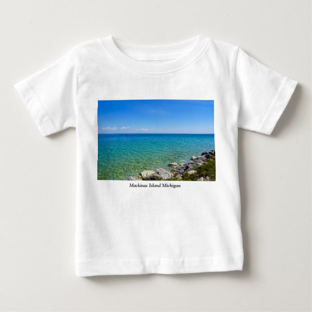 T-shirt Pour Bébé Belles Couleurs Du Lac Huron (Devant)