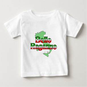 T-shirt Pour Bébé Bello Ragazzo (Beau garçon italien)