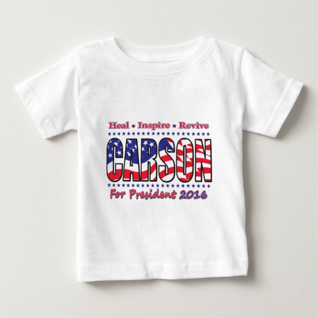 T-shirt Pour Bébé Ben Carson (Devant)