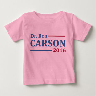 T-shirt Pour Bébé Ben Carson 2016