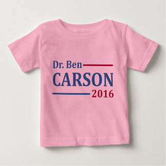 T-shirt Pour Bébé Ben Carson 2016