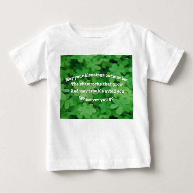 T-shirt Pour Bébé Bénédiction irlandaise (Devant)