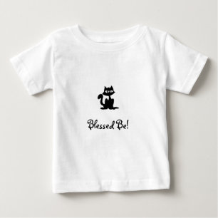 T-shirt Pour Bébé Béni soyez chat noir de bébé