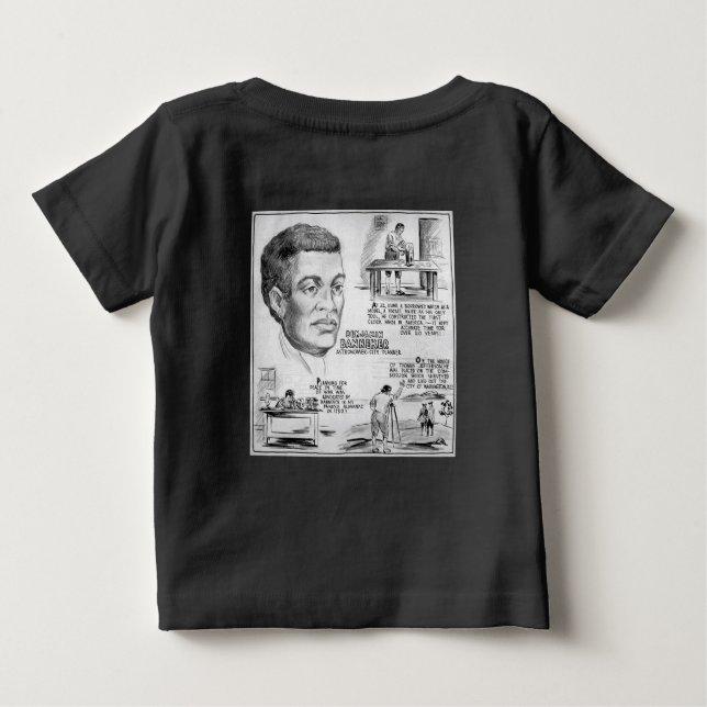 T-shirt Pour Bébé Benjamin Banneker : Black Scientist & Revolutionar (Dos)