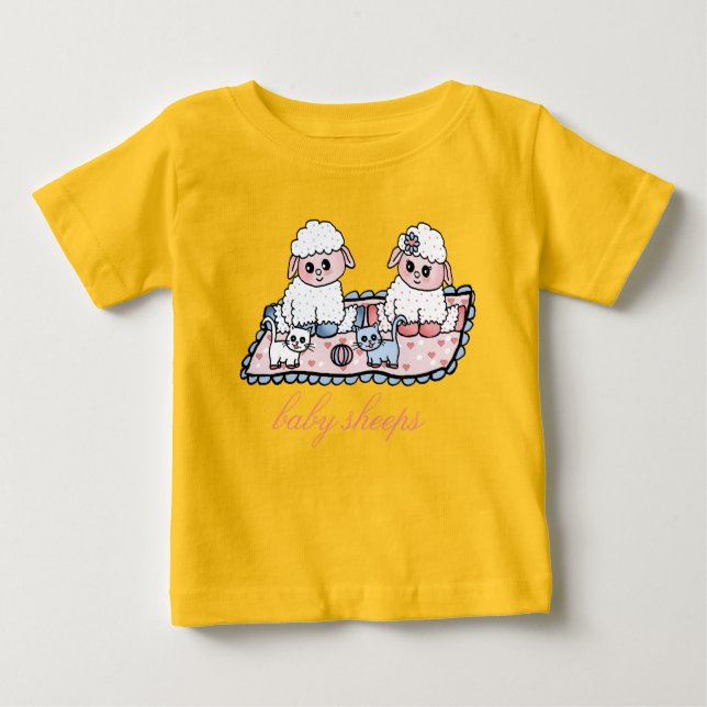 T-shirt Pour Bébé berceaux pour bébés (Devant)