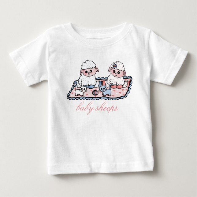 T-shirt Pour Bébé berceaux pour bébés (Devant)