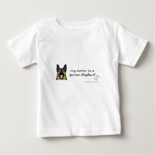 T-shirt Pour Bébé berger allemand - plus multiplie