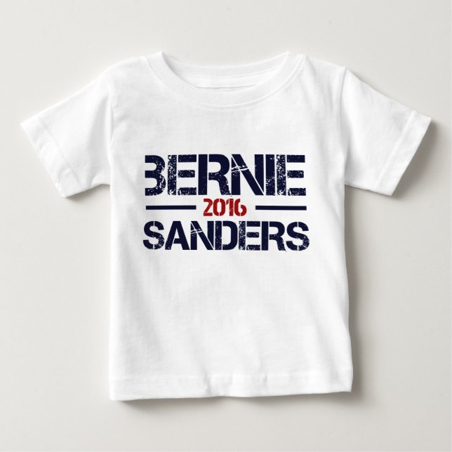 T-shirt Pour Bébé Bernie Sanders 2016 (Devant)