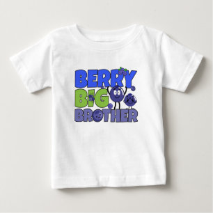 T-shirt Pour Bébé Berry Big Brother - Pun à bleuets - frère