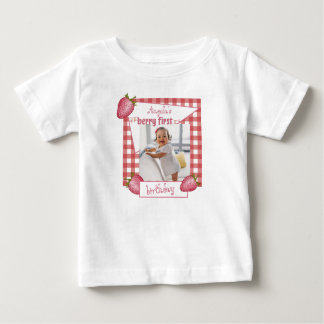 T-shirt Pour Bébé Berry fraise Premier anniversaire