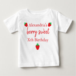 T-shirt Pour Bébé Berry Sweet Anniversaire