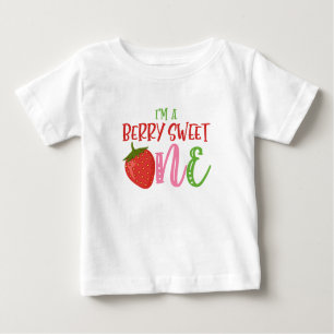 T-shirt Pour Bébé Berry Sweet One First Birthday Shirt