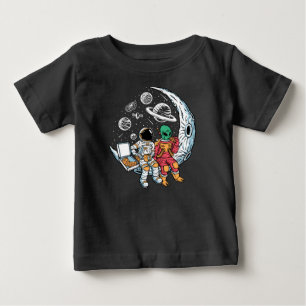T-shirt Pour Bébé Bestamis Aliens et astronautes