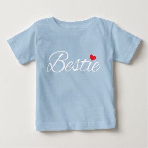 T-shirt Pour Bébé Bestie Baby Blue