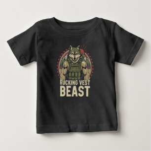 T-shirt Pour Bébé Bête de Veste de Rucking