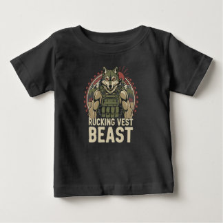 T-shirt Pour Bébé Bête de Veste de Rucking