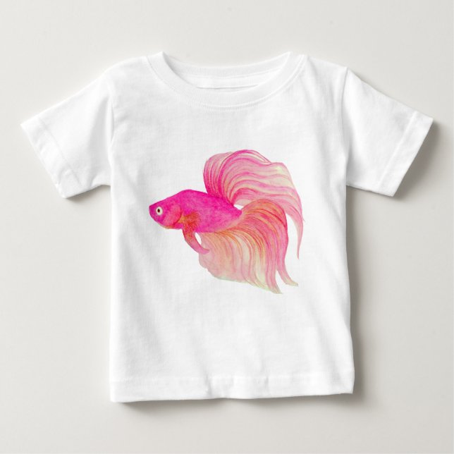 T-shirt Pour Bébé Betta fish (Devant)