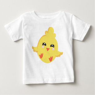 T-shirt Pour Bébé Beurre, Bébé Poulet, Petit Poulet, Beurre