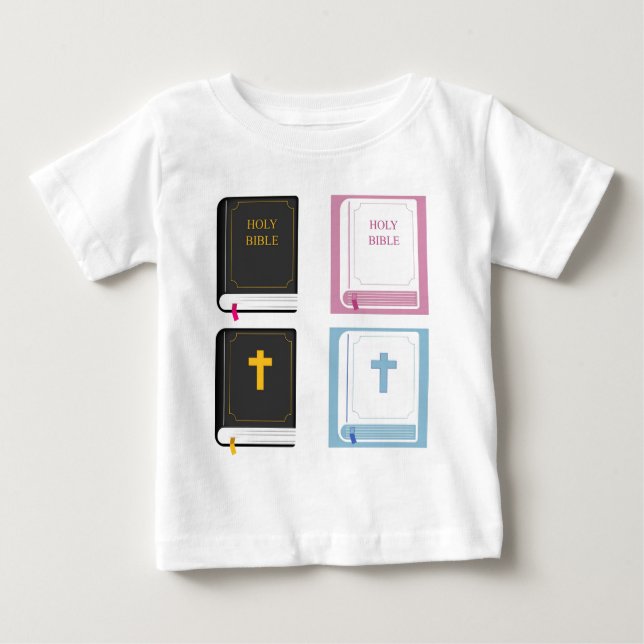 T-shirt Pour Bébé bibles (Devant)