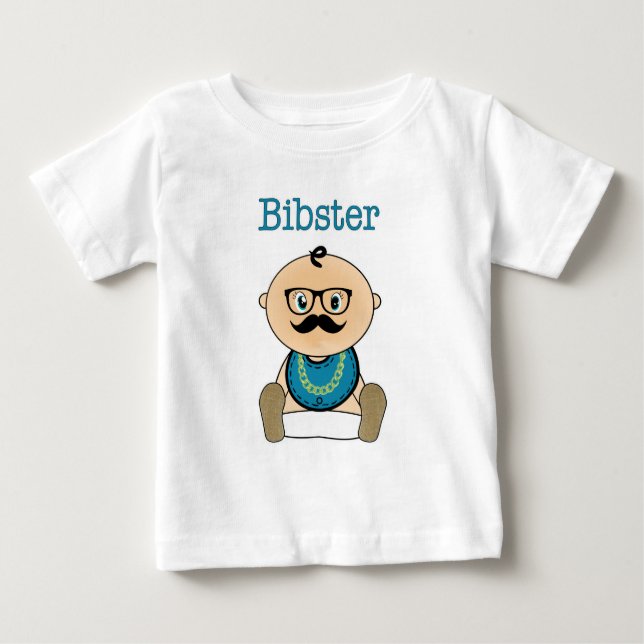 T-shirt Pour Bébé Bibster - hippie de bébé (Devant)