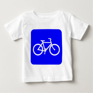T-shirt Pour Bébé Bicyclette - Bleu