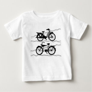 T-shirt Pour Bébé Bicyclette Noir 1