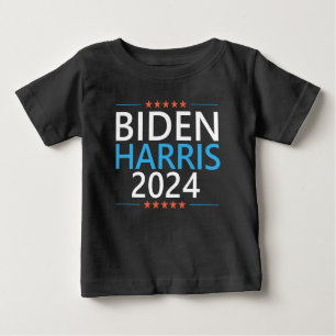 T-shirt Pour Bébé Biden Harris 2024 pour Président Élection américai