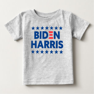 T-shirt Pour Bébé Biden Harris Soutien aux élections Bleues étoiles