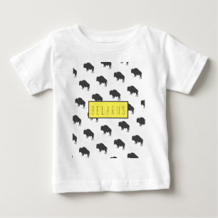 T-shirt Pour Bébé Biélorussie Bison З Biélorusse у б р Б а е л  de  