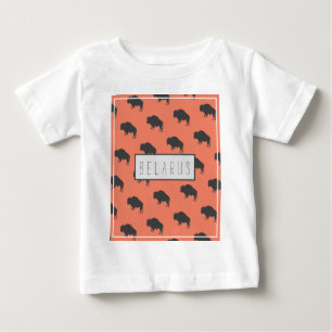 T-shirt Pour Bébé Biélorussie Bison З Biélorusse у б р Б а е л  de  