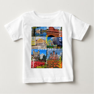 T-shirt Pour Bébé Biélorussie Minsk Grodno Pinsk Borisov Architectur