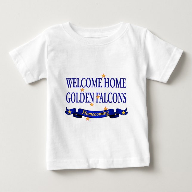 T-shirt Pour Bébé Bienvenue chez les Falcons d'or (Devant)